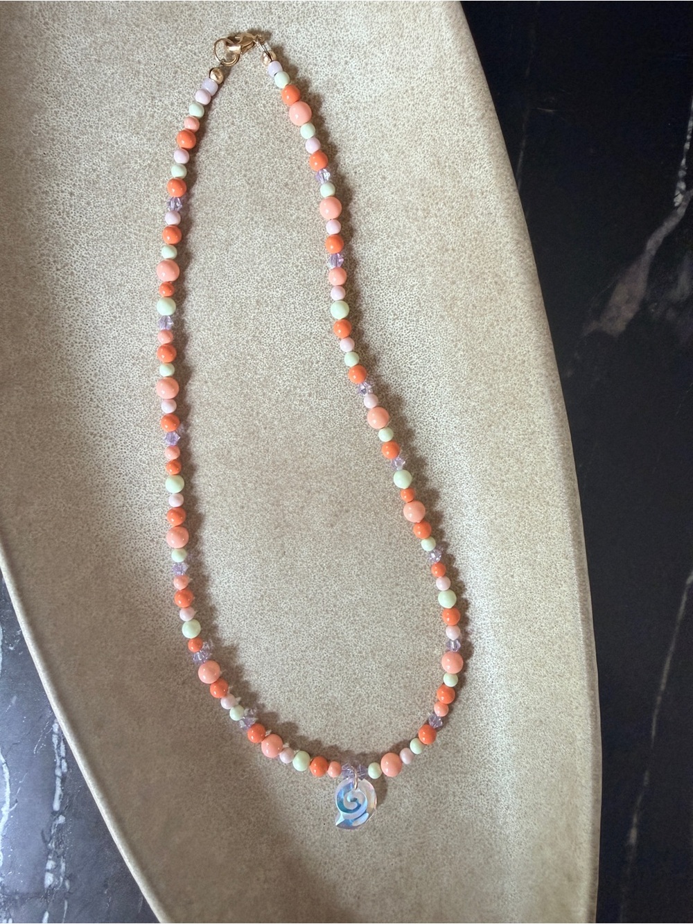 SJo Nautilus Drop Necklace